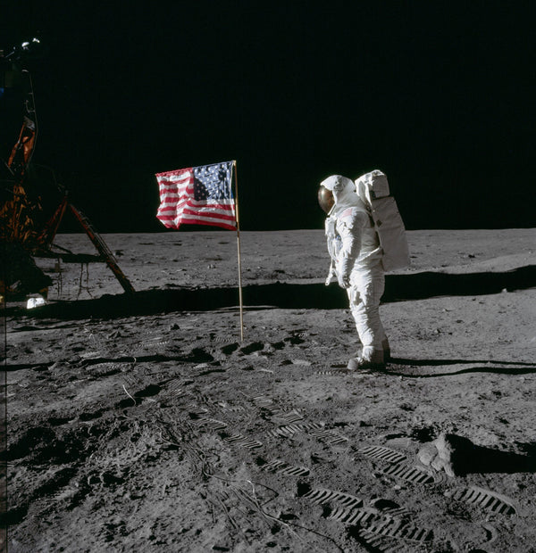 Aldrin US Flag - Apollo 11